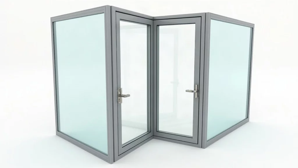 Процесс монтажа алюминиевого каркаса стеклянной перегородки