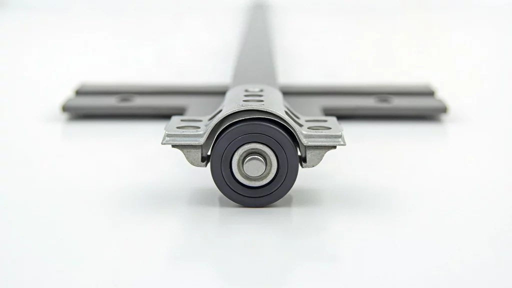 Precision roller bearing wheel for sliding door track